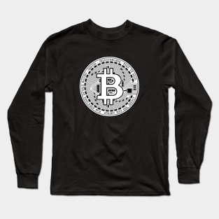 Bitcoin Cryptocurrency btc Long Sleeve T-Shirt